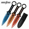 The Punisher Throwing Knives 3 Piece Set With Nylon Sheath -KNIFE IMPORT Sales PP 123 3