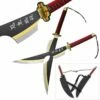 Set Of 2 34" Tengen Uzui's Dual Nichirin Swords With Shoulder Strap -KNIFE IMPORT Sales SI20922