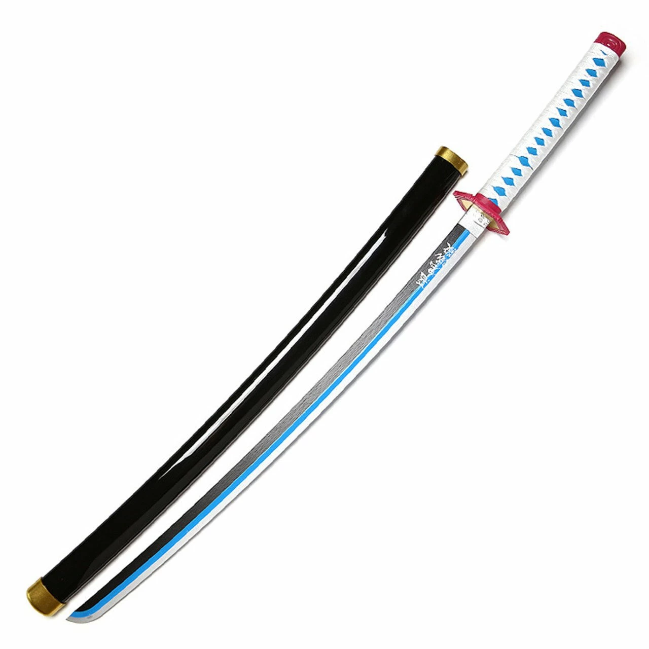 Giyu Tomioka Nichirin Katana Samurai Demon Sword 3 Giyu Tomioka Nichirin Katana Samurai Demon Sword