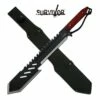 Survivor 25 Inch Fulltang Outdoor Machete Knife -KNIFE IMPORT Sales SVMHT004BK