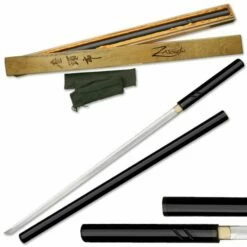 Zatoichi Hand Made Samurai Sword - Black