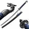 41 Inch Fantasy Dragon Head Samurai Sword - Blue -KNIFE IMPORT Sales SW73BL