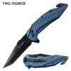 Tac Force Tactical Knife Tanto Blade Spring Assisted Knife Blue -KNIFE IMPORT Sales TF 1017BL ac915fb4 d0d7 4b47 8791 6f50138a8e3a