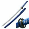 7MM Hand Forged Carbon Steel Blue Katana With Real Ray Skin -KNIFE IMPORT Sales TR001 BL