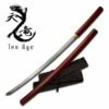 Ten Ryu Hand Sharpen Red Shiraysaya Sword With Sword Bag -KNIFE IMPORT Sales TR025BG