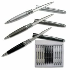 One Dozen Pen Knives Or Letter Opener Knife Set - Assorted Color