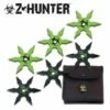 Zombie Hunter 6 Piece Throwing Star Set With Bio Pouch -KNIFE IMPORT Sales ZB014