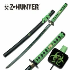 41 Inch Zombie Hunter Samurai Sword With Bio Hazard Logo On Tsuba